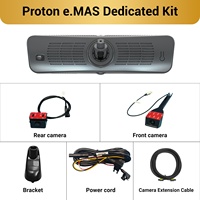 Caméra de tableau de bord pour rétroviseur Proton e.MAS H10 Pro avec streaming, 2K, 9,2 pouces, double objectif avant et arrière, WiFi, certifiée CE FCC, d'origine usine