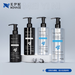 ขวดพลาสติกเปล่า 300 มล. 500 มล. แบบหัวปั๊มทรงกระบอก สำหรับเจลแอลกอฮอล์ล้างมือ เจลอาบน้ำ โลชั่นทาผิว ใช้สำหรับเดินทาง - Product Image 5