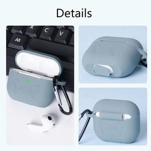 Vente flash - Étui pour <span class=keywords><strong>AirPods</strong></span> <span class=keywords><strong>Pro</strong></span> <span class=keywords><strong>2</strong></span> et <span class=keywords><strong>AirPods</strong></span> 4 - Étui pour écouteurs en silicone antichoc avec porte-clés multicolores - Product Image 5