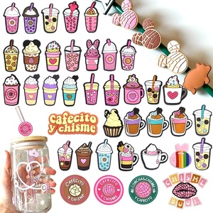 Ins ฟางฟางข้าวเม็กซิกันสำหรับผู้ขาย,เสื้อ Topper ทรงเสน่ห์ทำจากฟางพีวีซีลายกระต่าย Concha <span class=keywords><strong>Cafecito</strong></span> Y - Product Image 1