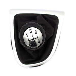 Couvercle de botte de manette de vitesse de levier de vitesse en cuir à 5 vitesses pour Renault Clio <span class=keywords><strong>2</strong></span> II Megame <span class=keywords><strong>2</strong></span> II <span class=keywords><strong>Kangoo</strong></span> nouveaux accessoires intérieurs de voiture - Product Image 4