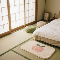 Tapis de chambre ultra doux en fausse fourrure à poils longs, confortables, pour chevet ou comme tapis de sol