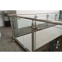 Système de garde-corps de balcon d'escalier en verre ACE Rampe d'araignée en acier inoxydable pour la construction de magasins de Foshan