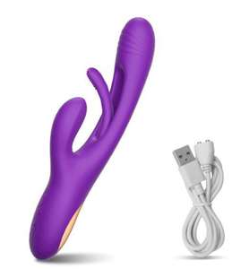 Großhandel 3-in-1G-Punkt Vibrator mit USB-Strom versorgung für weibliche <span class=keywords><strong>Masturbation</strong></span> Inklusive simuliertem Dildo und Saug funktion - Product Image 6