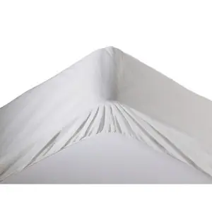 vinyl pvc fitted mattress cover protector hypoallergenic hospital and home use CE California Proposition 65