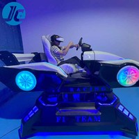 Simulateur de course automobile VR avec cadre en aluminium pour une expérience immersive en intérieur dans les centres commerciaux et les parcs d'aventure