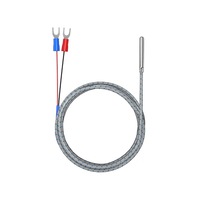 Sensor Suhu Termokopel Industri Berkualitas Tinggi Pt100 Rtd 3 Kawat Baja Tahan Karat 304 316