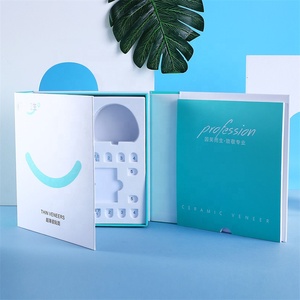 Caja de regalo para laboratorio <span class=keywords><strong>Dental</strong></span>, soporte de ortodoncia <span class=keywords><strong>Dental</strong></span> de papel rígido abierto de doble cara, personalizado - Product Image 3