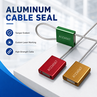 Sello de Seguridad para Cables de Aleación de Aluminio Desechable ST-CS-HJ1, Sello de Seguridad a Prueba de Manipulación para Transporte Marítimo y Terrestre