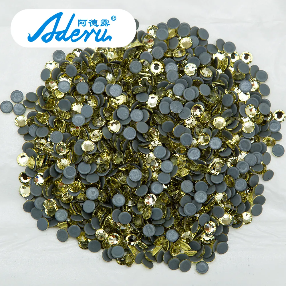 Aderu Flower Decoration Garment Accessories For Clothing Hot Fix Stone Rhinestones Wholesale Stones And Crystals Hot Fix Stones
