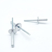 Rivets aveugles à tête large et à extrémité ouverte pour l'assemblage de tôles et de panneaux fins