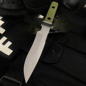 Cuchillo Táctico Personalizable de Alta Calidad D9, Hoja Fija de Acero Inoxidable, Mango G10, Funda Industrial K para OEM/DIY - Product Image 5