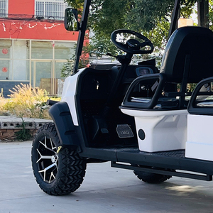 Carrito de Golf Eléctrico Todoterreno Estilo Clásico de 4+<span class=keywords><strong>2</strong></span> Plazas con Batería de Litio y Motor de CA de 5KW para Caza y Agricultura - Product Image 5