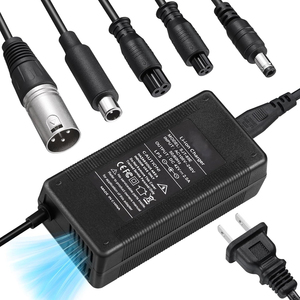 <span class=keywords><strong>Chargeur</strong></span> <span class=keywords><strong>de</strong></span> scooter électrique 54,6 V 2 A, <span class=keywords><strong>chargeur</strong></span> <span class=keywords><strong>de</strong></span> <span class=keywords><strong>batterie</strong></span> <span class=keywords><strong>de</strong></span> scooter <span class=keywords><strong>de</strong></span> vélo avec indicateur LED, adaptateur d'alimentation <span class=keywords><strong>de</strong></span> charge rapide pour scooter - Product Image 6