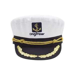 كابتن ترويجي باللون الوردي ، قبعة كابتن سيلور مخصصة ، قبعة كابتن