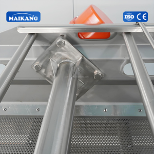 Macchina di Drenaggio a Vibrazione in Acciaio Inox Personalizzabile per Lavorazione Alimentare Industriale, Rimozione Efficiente dell'Acqua Superficiale - Product Image 4