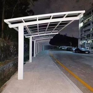 Cochera Moderna Impermeable de Aluminio con Techo de Policarbonato <span class=keywords><strong>para</strong></span> Estacionamiento Exterior - Product Image 2