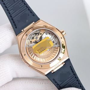 Reloj Mecánico Nuevo de Moda y Personalidad, Digital, de Acero Inoxidable, con Correa de Cuero, para Hombre y Mujer, Cristal de Zafiro, 41 mm, con Calendario - Product Image 6