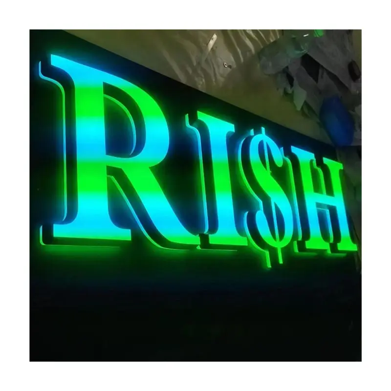 Highly Quality Advertising 3D Mini Acrylic Luminous Alphabet Led Letter Sign Letter Sign with Good Service