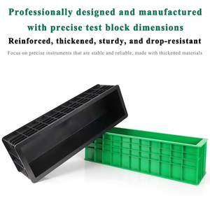 Nouveau produit phare : Moule à cube de béton de 100 mm en ABS vert personnalisé, conforme à la norme EN, protection IP55 pour les essais de béton - Product Image 2