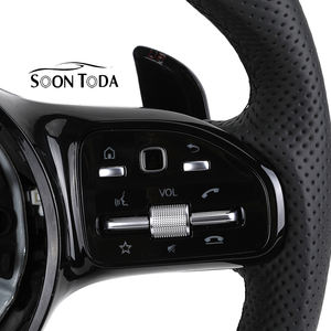 Pour Mercedes Benz Classe A W205 CLS W218 W169 W176 C216 <span class=keywords><strong>AMG</strong></span>, le volant sport personnalisé en noir piano est un volant classique avec une prise en main optimisée. - Product Image 4