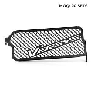Protection de <span class=keywords><strong>radiateur</strong></span> en acier inoxydable pour Kawasaki Versys 650 2015-2024, grille de protection du refroidisseur de <span class=keywords><strong>moto</strong></span>, ensemble d'accessoires - Product Image 1