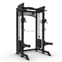 Équipement de musculation multifonctionnel, machine à croisement de câbles, rack de musculation Smith