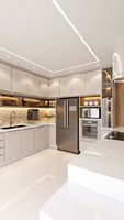 2025 moderne garde-manger salon maison chambre blanc chêne bois blanchisserie cuisine îlot qualité meubles armoire placard armoire unité conception