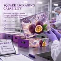Boîte-cadeau pour fruit de la passion violet, emballage pour produits frais, emballage cadeau en gros