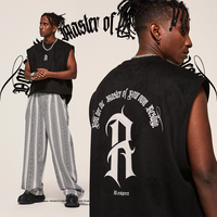 INFLATION Flocage daim Faux débardeur hommes unisexe grande taille personnalisé garçons Polyester Spandex hommes débardeurs