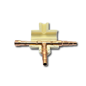 High Quality Copper T Branch Joint HVAC Refrigeration <b>Pipe</b> Connector ME Series <b>Air</b> Conditioner Splitter Durable Fitting - Product Image 1