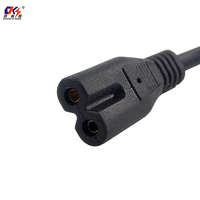 Cable de Alimentación CA de Alta Calidad con Conector Argentino AR a C7 para Laptop, Computadora, TV, Impresora