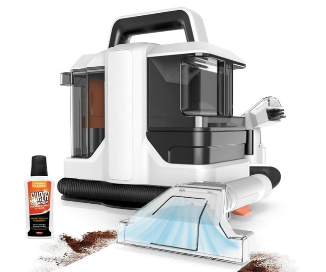 Factory Supply Professional Hand Held Bagless Dry Carpet Spot Vacuum Cleaner for Hotel Use Fabric Sofa Cleaning Machine