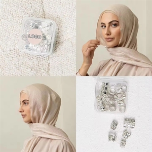 2025 NOUVEAU LOGO Personnalisé 20 pièces/boîte Anneaux et Pinces à Cheveux pour Femmes Accessoires de Coiffure Personnalisés Tresses Dreadlocks Hijab Foulard - Product Image 3