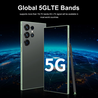 Teléfono Inteligente S24 Ultra de Alta Configuración, Pantalla Grande de 7 Pulgadas, Octa Core, 108MP, 144Hz, 2K, Doble SIM, 5G LTE