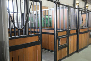 Chine Usine Vente Directe Nouvelle <span class=keywords><strong>Maison</strong></span> De <span class=keywords><strong>Cheval</strong></span> En Bois De Bambou avec Structure En Acier Boîte De <span class=keywords><strong>Cheval</strong></span> Stable Robuste Et Durable - Product Image 3