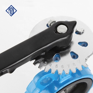 Válvula de Mariposa Manual de Hierro Dúctil con Sello Suave, Estándar DIN BS JIS ANSI - Product Image 3
