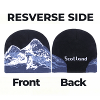 Gorros Reversibles Personalizados de Diseño Gráfico Jacquard Clásico, Gorros Tejidos Tipo Beanie
