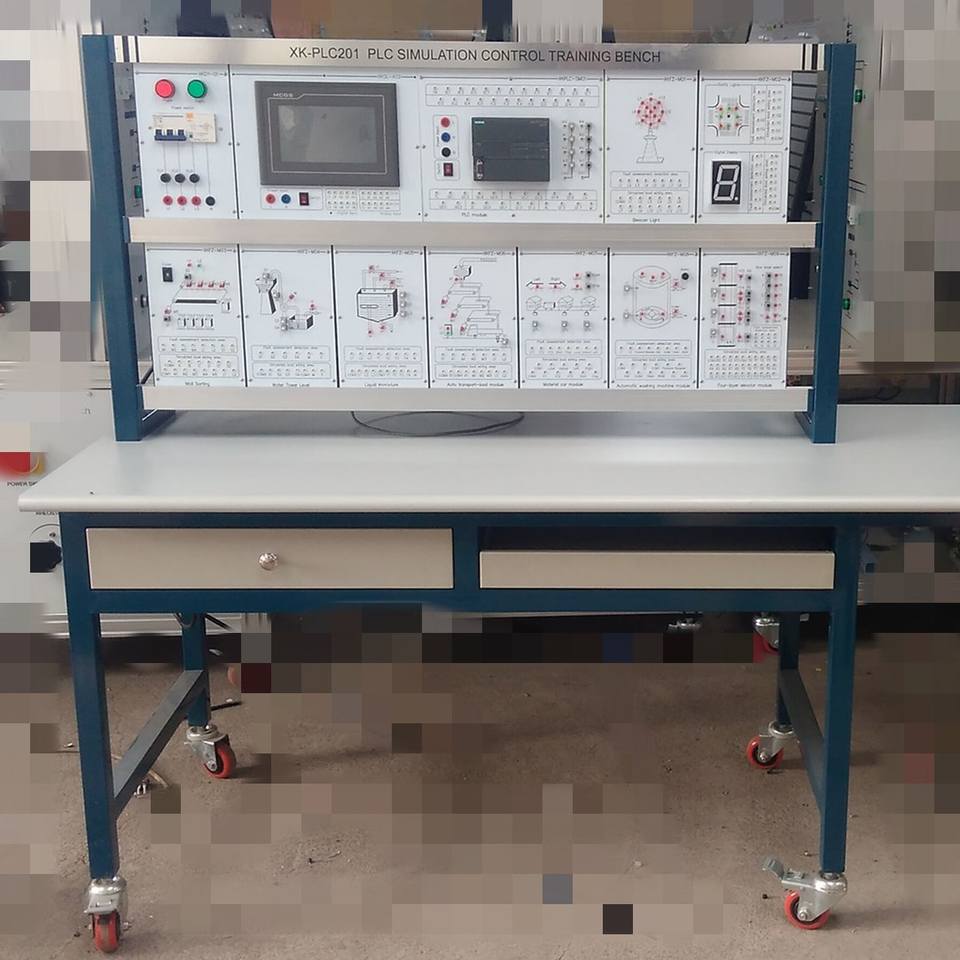 Plc Bench Electrical Automation Training Bench for PLC Simulation Control ...