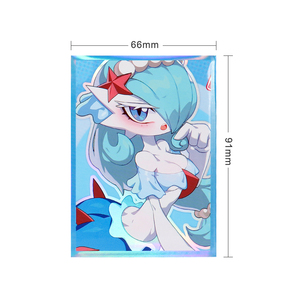 Aangepaste regenboog effecten holografische kaarthulzen Gravure print matte afwerking 100 micron dikte 66x91mm TCG kaarthulzen - Product Image 6