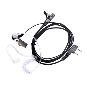 Auriculares walkie talkie con cable grueso con conducto de aire, universales para Uv5r 888s - Product Image 4