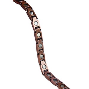 Bracciali Terapeutici in Rame Puro <span class=keywords><strong>con</strong></span> Magneti per Donne, Gioielli BioMagnetici per Artrite e Mal di Schiena - Product Image 4