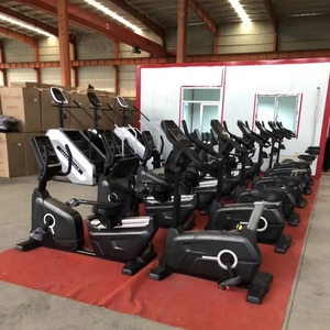 Attrezzatura per il Fitness da palestra bici da allenamento per esercizi bici reclinabile a controllo magnetico orizzontale - Product Image 5