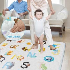Tapete de algodão impermeável dormindo para bebês Soft Puzzle Baby Carpet com Piano Característica Espuma acolchoada Floor Play Carpet para piqueniques - Product Image 2