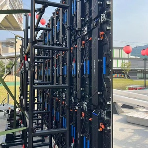 Structure de support pour panneaux LED surélevés avec design modulaire carré en alliage d'aluminium pour concerts en plein air - Product Image 1