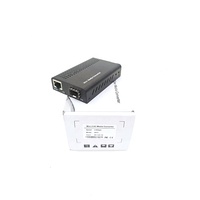 Mini Yönetilmeyen 1x100M/1G/2.5G/5G/10GBase-T RJ45 - 1x 10GBase-X SFP+ Optik Fiber Medya Dönüştürücü 0-120km