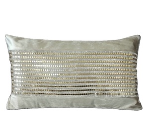 <strong>Sequin</strong> Velvet <strong>Cushion</strong> Cover Decorative Pillow Cover - Product Image 1