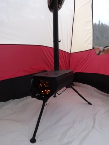 Portable Tent <b>Stove</b> High Quality Modern Design Freestanding Installation for Modern Camping - Product Image 3