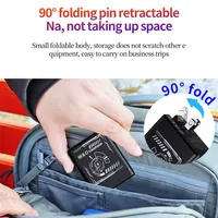 Chargeur rapide GaN 20W avec câble Type-C rétractable, adaptateur de charge rapide pour iPhone 17 16 15 14 13 12 11 iPad