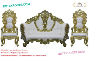 Juego de sofás estilo barco para bodas árabes modernas muebles de diseño asiático para bodas griegas hechos a mano en Columbus - Product Image 3